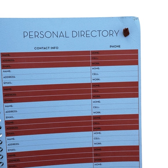 Home Finance Bill Organizer Monthly Budget Planner pockets book NEW - Picture 7 of 8